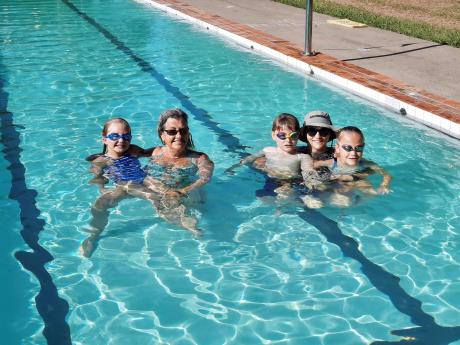 While Ewen Maddock Dam’s popular swimming area remains closed for dam upgrade work, Mooloolah State School pool is offering free entry through for those who fancy a dip to beat the heat.  