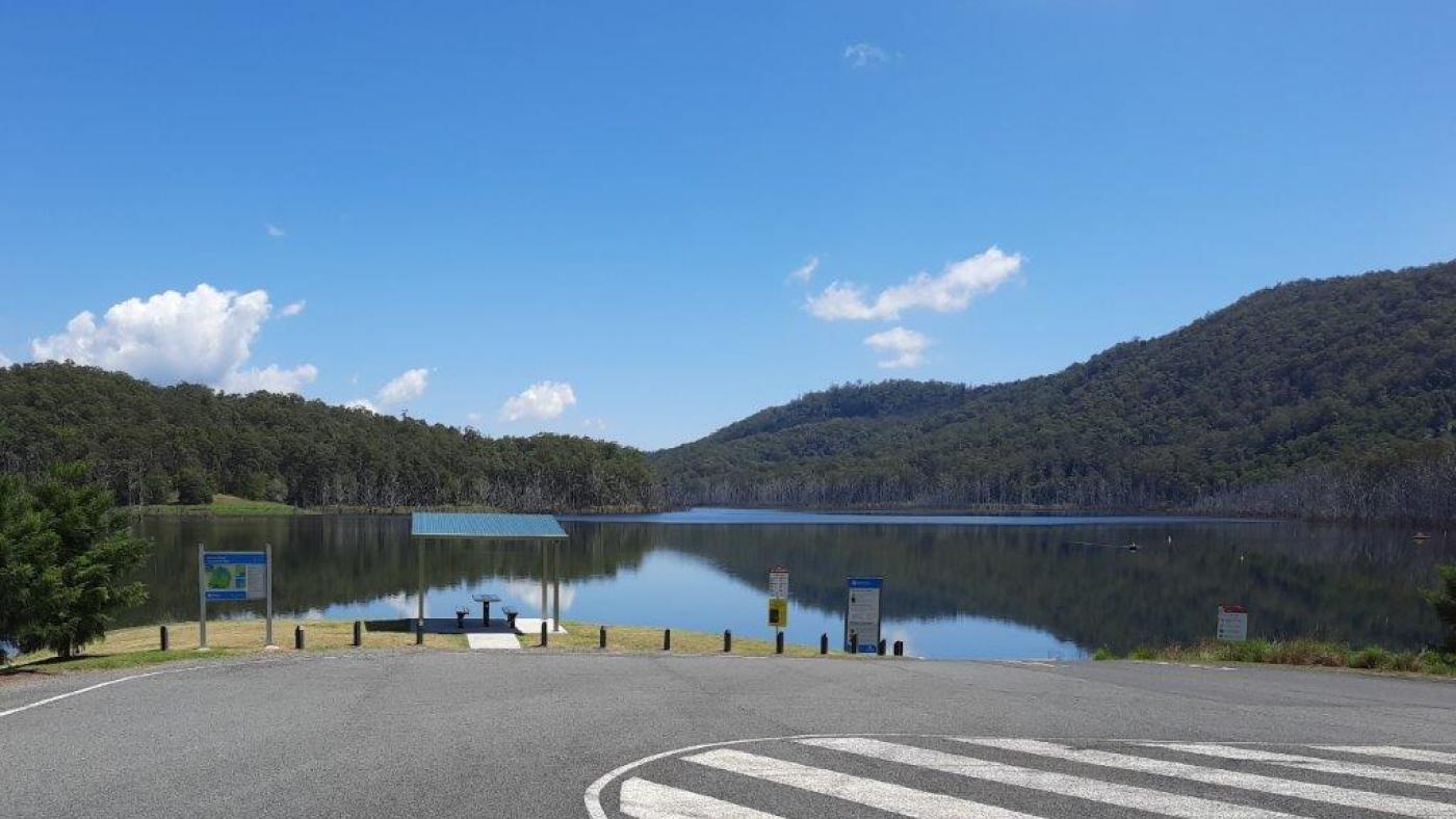 Hinze Dam Eastern Boast Ramp carpark