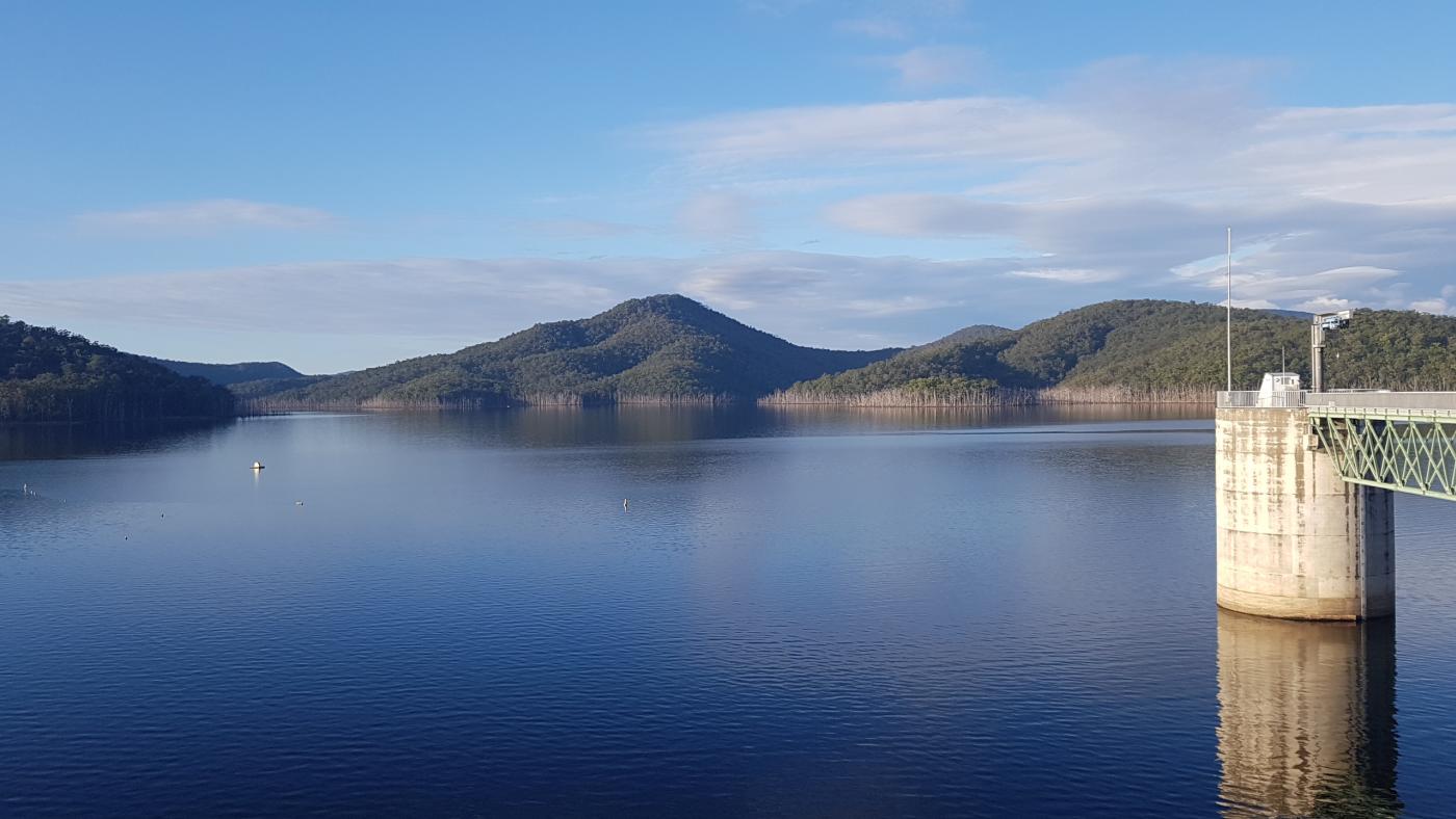 Hinze Dam intake