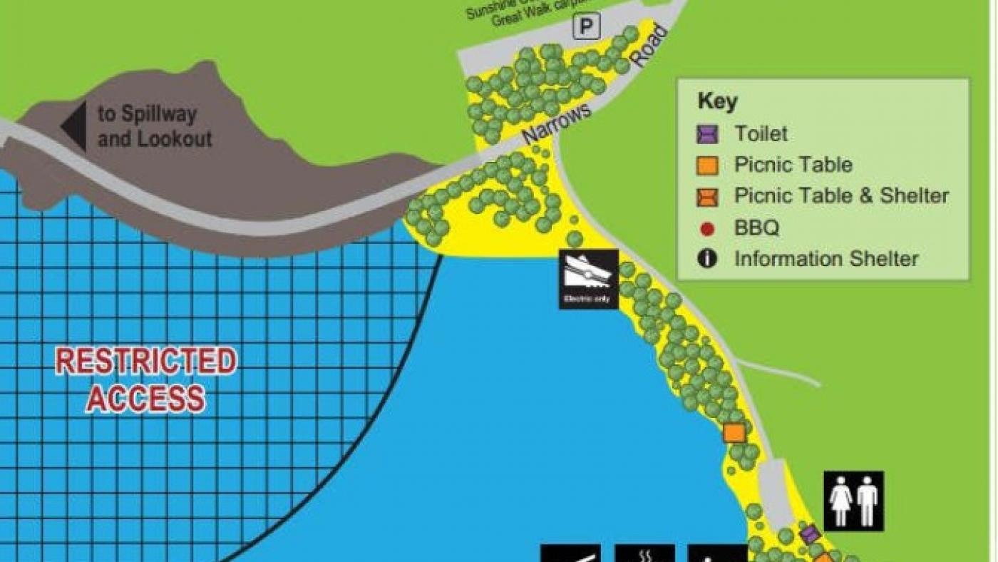 Baroon Northern Recreation Area Map