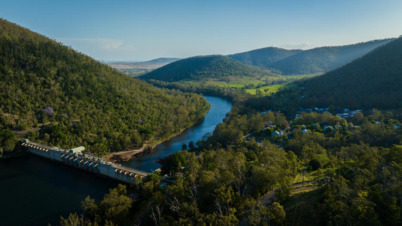 Somerset Dam aerial