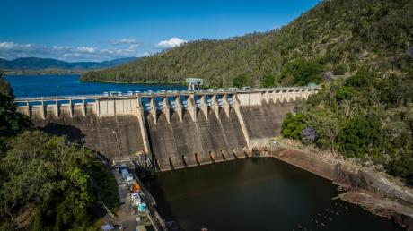 Somerset Dam Wall 2024