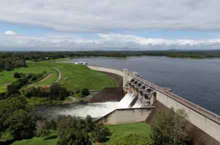 North Pine Dam gated release on 10 March 2020.jpg