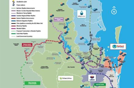 Thumbnail of SEQ Water Grid map as of 8 August 2024