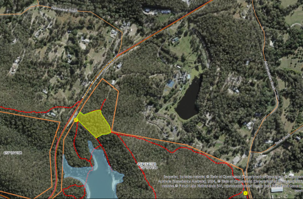 Thumbnail of Hinze Dam Planned Burn map DHZ003 August 2024