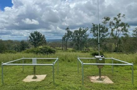 An Seqwater Rain Gauge station 