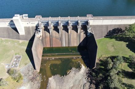 northpine dam spillway